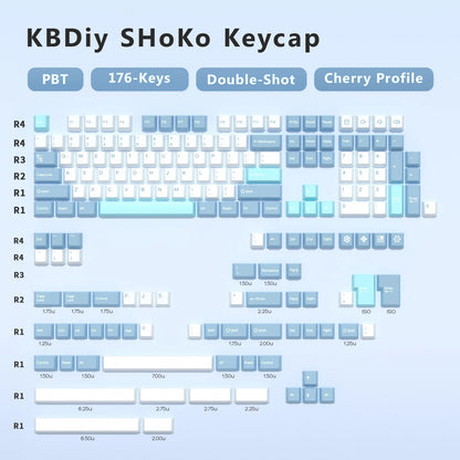KBDiy GMK MarrsGreen Keycap Cherry Profile Double Shot PBT ISO Keycaps For DIY Gamer Mechanical Keyboard Kit Gaming Point KeyCap