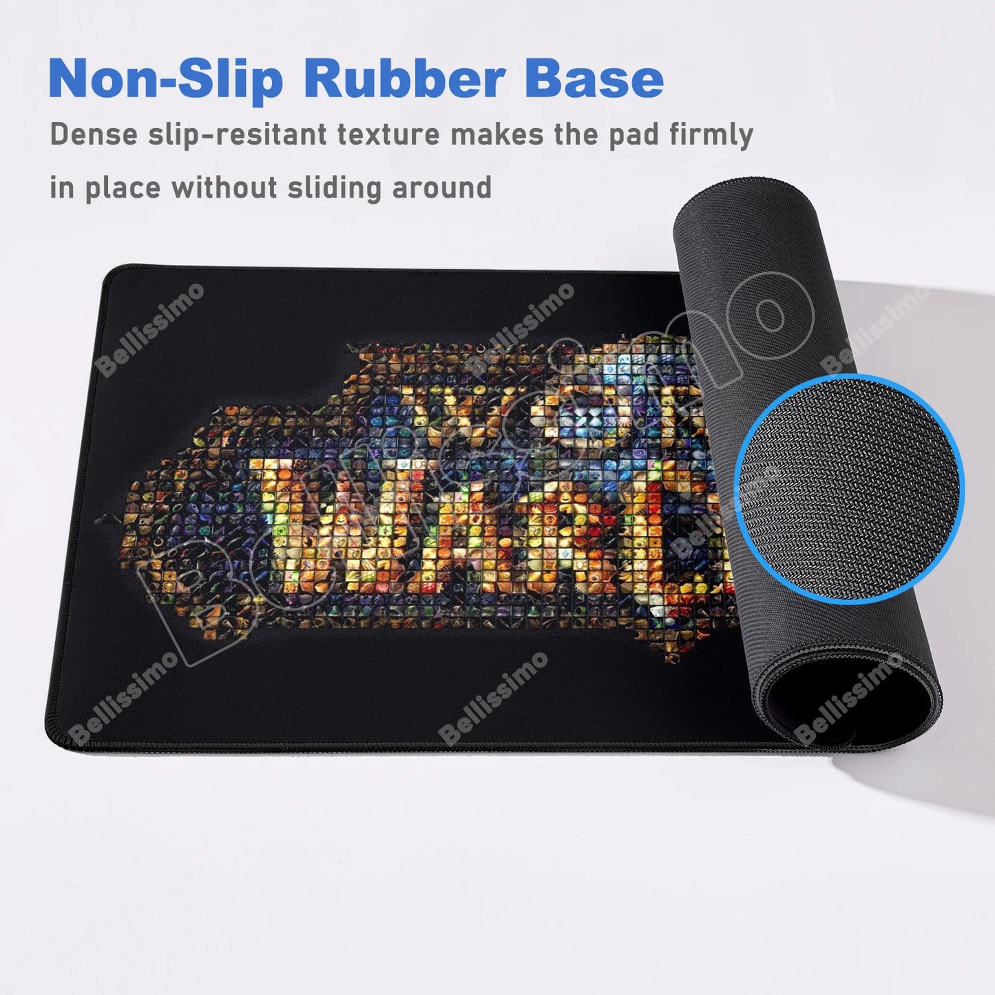 World Of Warcraft 90x40 Μεγάλο Gaming Mouse Pad Επιφάνειας Γραφείου για Παιχνίδια Csgo, Φυσικό Καουτσούκ, Μεγάλο Gamer XXL Mousepad Υπολογιστή