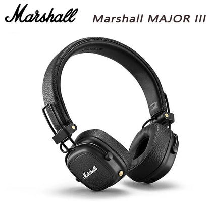 Marshall MAJOR III Bluetooth Wireless Headphones Earphones Deep Bass Foldable Sport Gaming Rock Headset Reduction Microphone