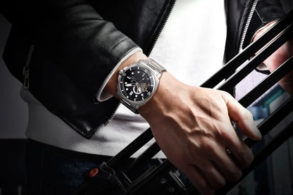 PAGANI DESIGN 2026 Original 43MM Men's Automatic Mechanical Watch NH39 200M Waterproof AR Sapphire Mirror Watches For Men ﻿