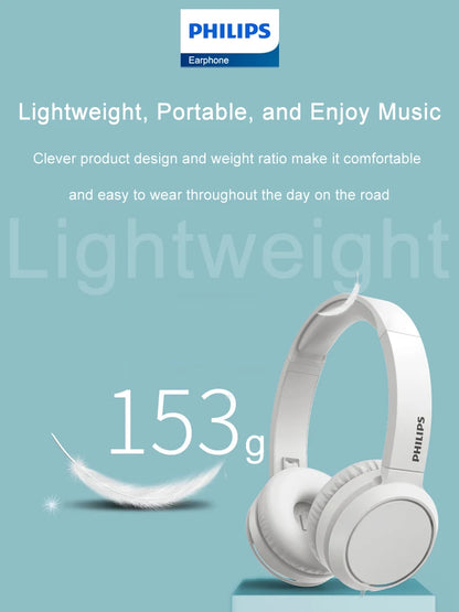 Philips TAH4105 Wired Headphones HiFi Stereo HD Call Headset With MIC Suitable For Online Learning And Outdoor Sports Earphones