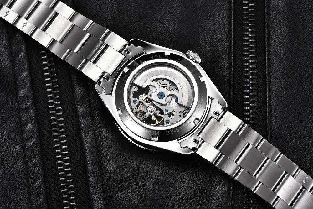 2026 New BENYAR Men's Luxury Automatic Watches Mechanical Business Waterproof Wrist Watch for Men Sports Luminous Men Bracelet