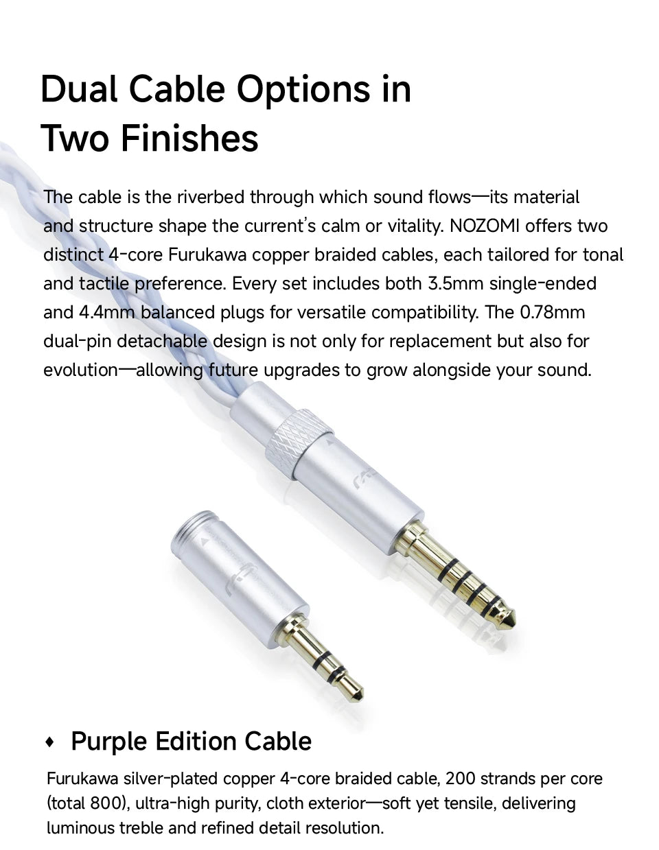 CVJ NOZOMI 2DD+1PD New Planar In-Ear Earphones Interchangeable Panel Nozzle 3 Unit Earbuds for Music And Gaming