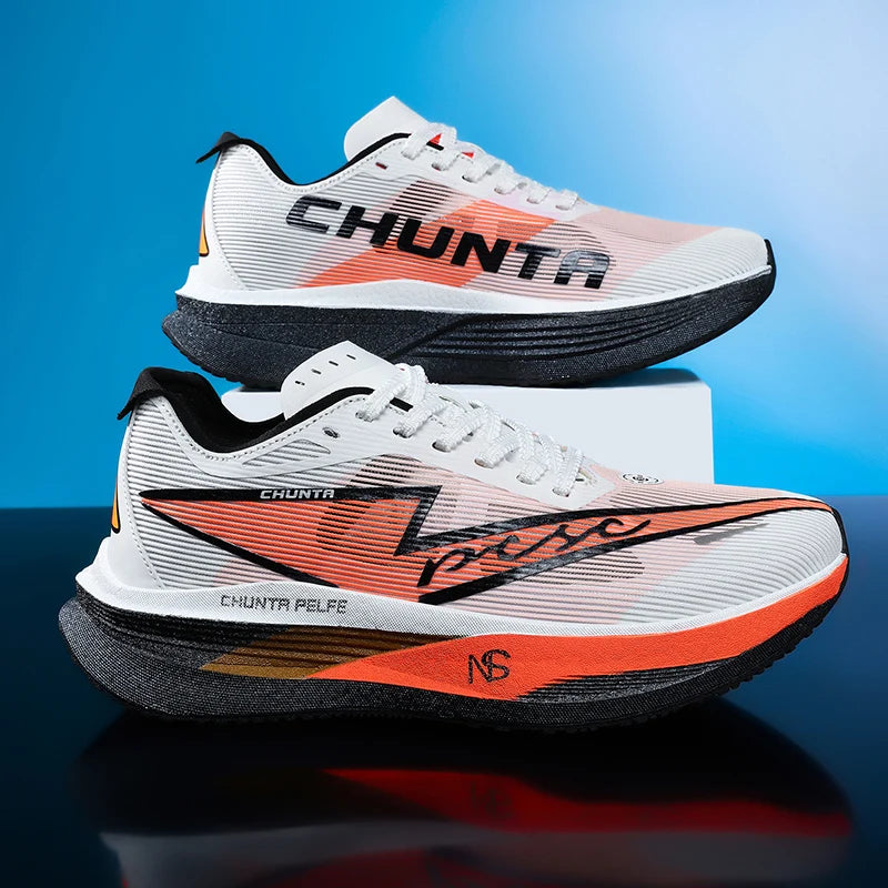 Men's Sports Shoes Carbon Plate Running Shoes Male Marathon Sneakers Racing Shock-absorbing Athletics Training Shoes for Women