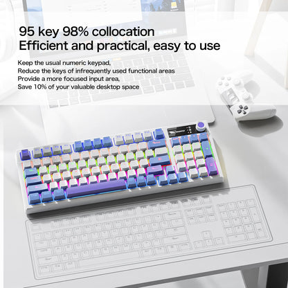 SMAILWOLF SK15 Mechanical keyboard wired full-key rollover gaming e-sports notebook office 98 keys customized in Russian
