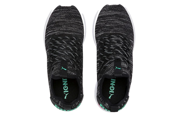 Chaussures de ville basses Puma Ignite Flash Evoknit, baskets, noir et rose, 190511-11