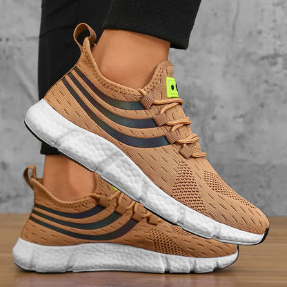 Chaussures de dehors Décontractées pour Homme, Baskets Légères et Respirantes, Plates, Anti-Allure, Course en Plein Air, Marche, Tennis, d'Athlétisme, Jogging