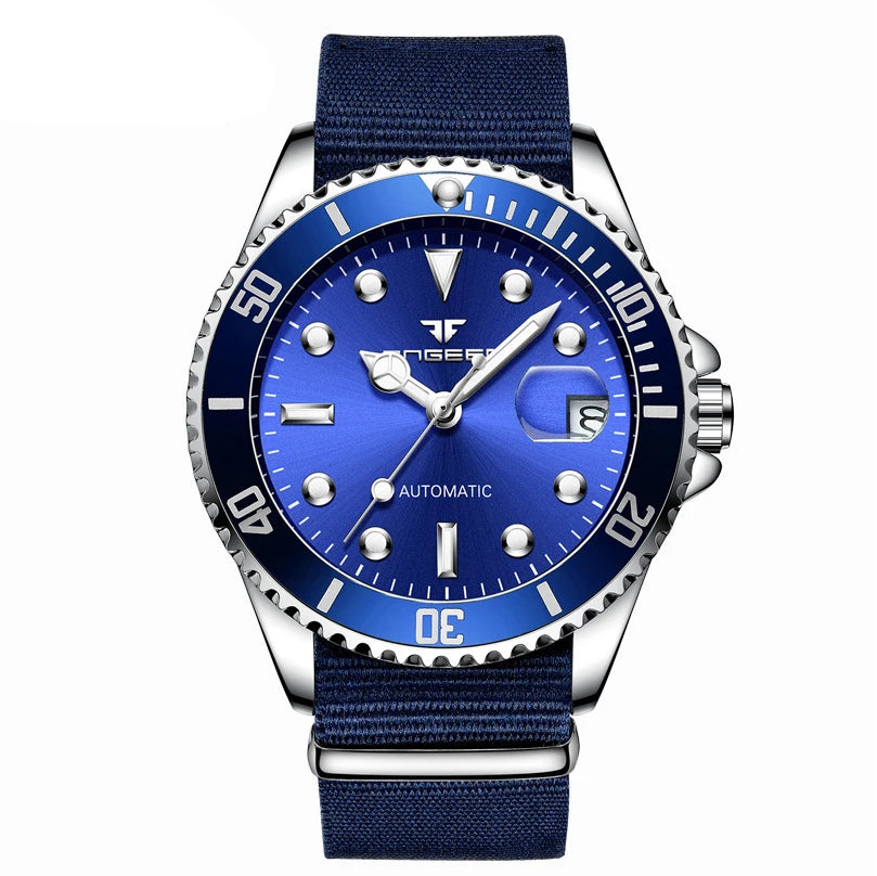 Orologi da polso meccanici BINBOND da uomo, di lusso, luminescenti, impermeabili, automatici, con tourbillon, scheletrati