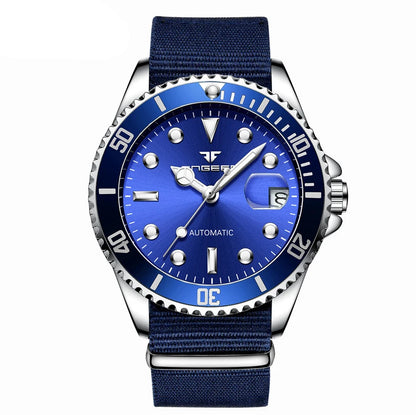 Orologi da polso meccanici BINBOND da uomo, di lusso, luminescenti, impermeabili, automatici, con tourbillon, scheletrati
