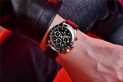 Originale neue PAGANI DESIGN PD-1664 Luxus-Herrenuhr mit japanischem VK63-Quarzwerk, Saphirglas, wasserdichtem Chronographen, Gold