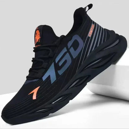 New Summer Mens Breathable Mesh Running Shoes Lightweight Sports Sneakers Trendy Brand