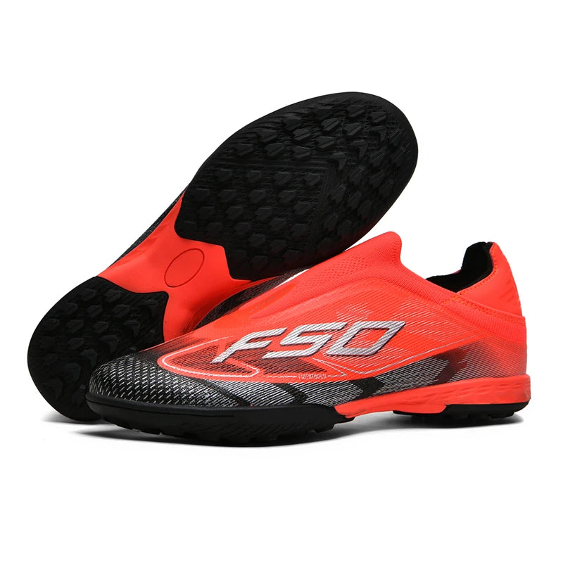 Chaussures de Football originales professionnelles pour hommes, confortables, de haute qualité, bottes de Football rapides pour entraînement, chaussures de Football ultralégères