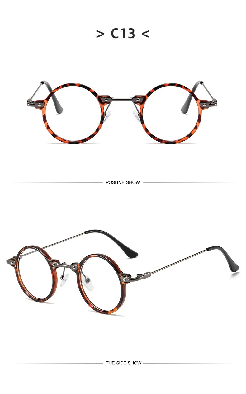 Runde Sonnenbrillen für Männer und Frauen, Retro-Steampunk-Sonnenbrillen, Herren- und Damenbrillen, Marken-Designerbrillen, Metallrahmen, Sonnenbrillen, Oculos De Sol