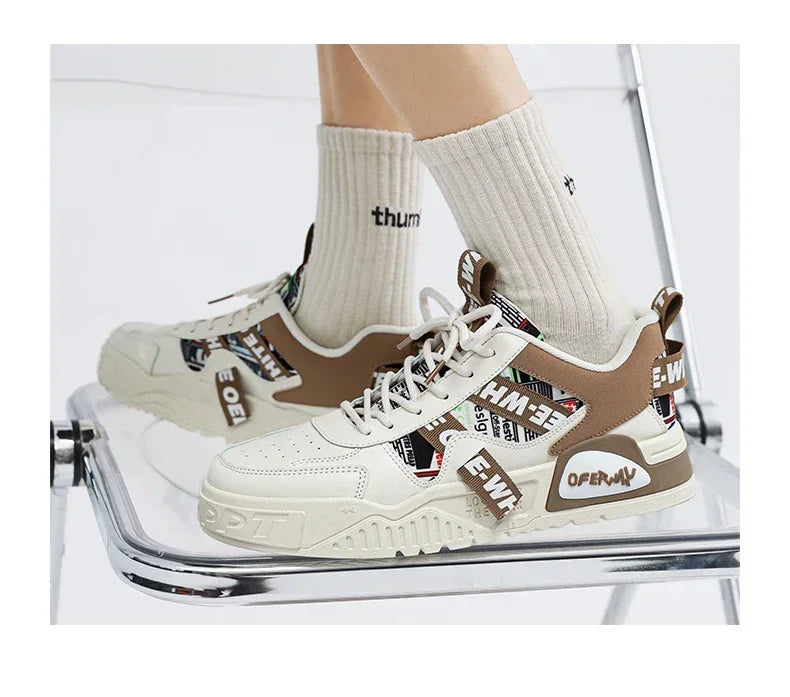 Skateboard Heren schoenen Zomersneakers Leer Casual Mode Outdoor Hardlopen Sport Wandelen Tennis Platform Designer Luxe