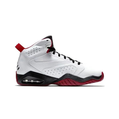 Jordan Lift Off Simple and Versatile Shock-Absorbing, Non-Slip, Wear-Resistant Mid-Top Retro Basketball Shoes for Men, White and Gray Ar4430-101