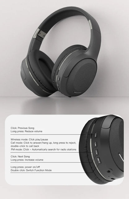 Wireless TV Headphones Bluetooth 5.0 USB Adaptor Stereo Headset Foldable Helmet Earbuds with Mic for Samsung  TV PC Music