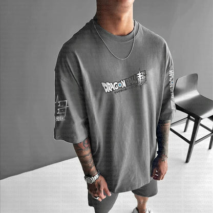 Son Goku Dragon Ball Anime 2025 Καλοκαιρινό T-shirt Ανδρικό Harajuku Oversized Ρετρό Streetwear Γυναικείο Casual Φαρδύ Κοντομάνικο Unisex Top