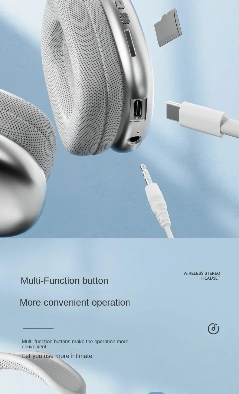 2025 New Air Max P9 TWS Wireless Bluetooth 5.1 Headphones With Mic Pods Sports Gaming Earphones For Xiaomi IPhone Apple PC