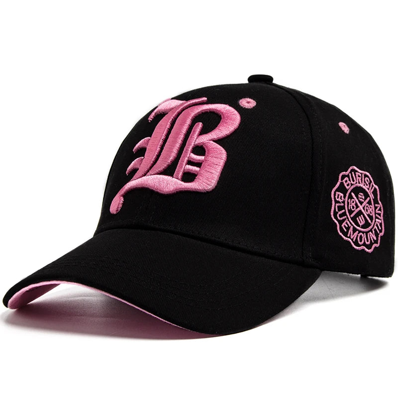 Summer Women Baseball Cap Cotton Fashion Letter Embroidery Sun Hat Casual Women's Visor Hats Outdoor Hip Hop Caps For Men Unisex