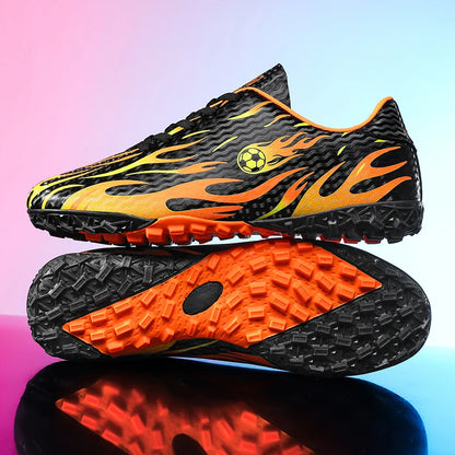 Men Professional Football Boots Cleats Boys Soccer Shoes Ankle Support Cleats Youth Outdoor Match Training Sneakers Non-slip