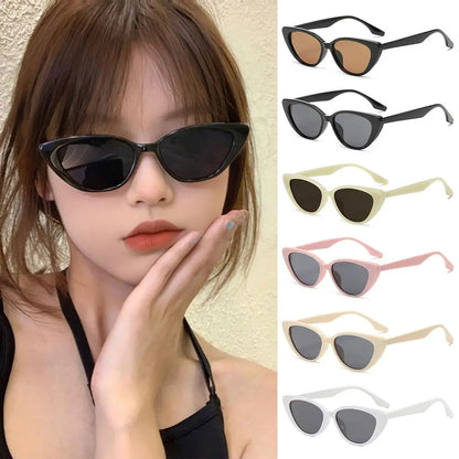 Cat Eye Shape Sunglasses Beach Sun Protection Sun Glasses Fashion Shades 90s Glasses Summer Eyewear