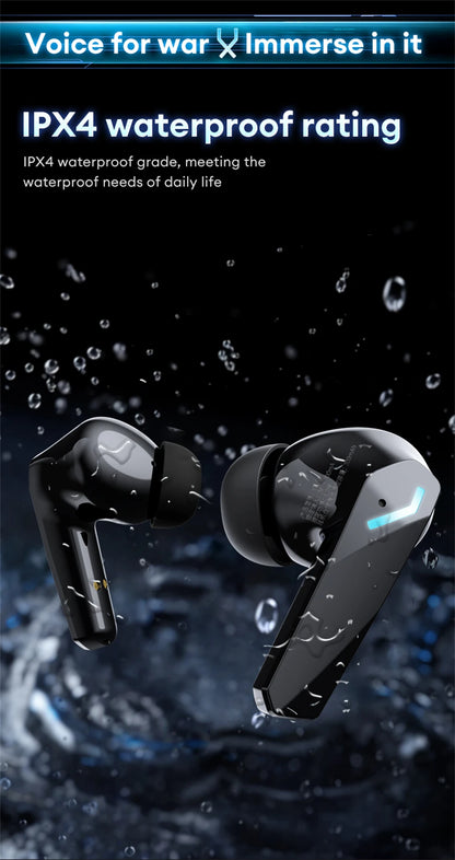 New Lenovo XT53 Wireless Bluetooth 5.4 Earphones LED Digital Display Waterproof Earbuds Noise Cancelling Gaming Headset
