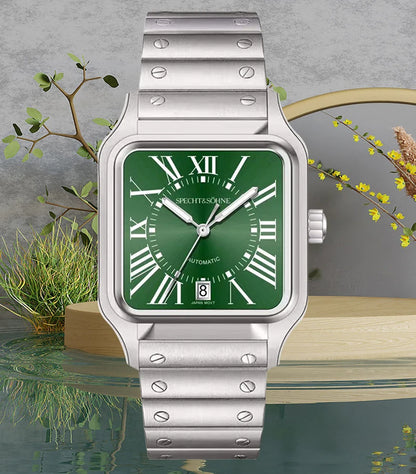 Specht&Sohne New Men's Watches Japan Miyota 8215 Movt Mechanical Wristwatches Stainless Steel 50M Waterproof Relogio Masculino
