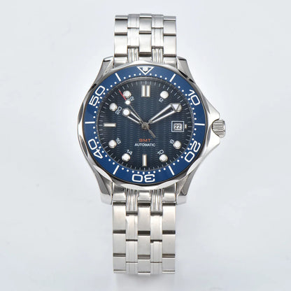 Parnsrpe 2026 New Miyota 8215 Automatic Dive Watch for Men Luxury Sport Green Dial Luminous Sapphire Crystal Date Waterproof Bus