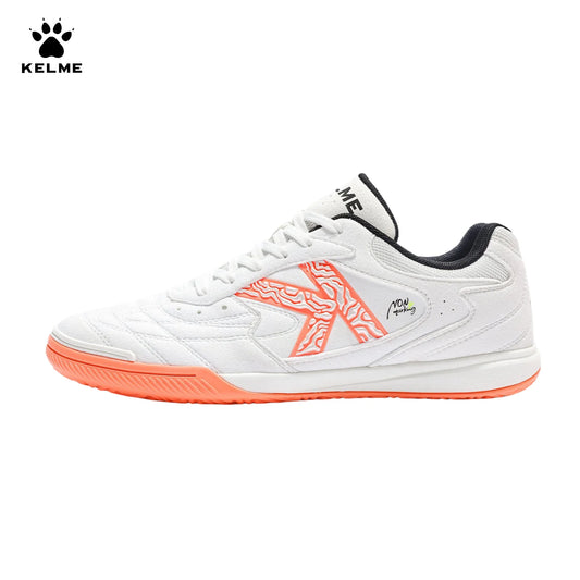 Kelme Hallenfußballschuhe für Erwachsene, flache Sohle, Jugendspiel, Five-a-side-Training, Fußballschuhe, Herren-Futsal-Sneaker
