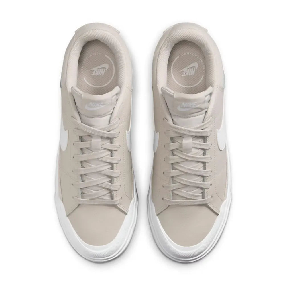 Nike Court Legacy Lift Elevated Sole Design Comfortable Anti-Slip Cushioned Durable Athletic Shoes DM7590-111