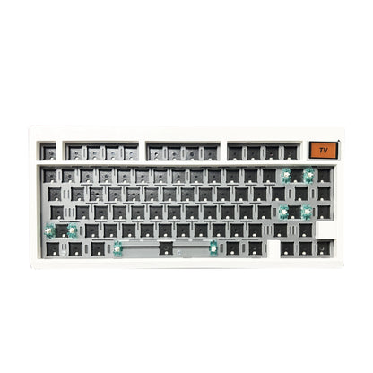 ZUOYA GMK81 Mechanical Keyboard Kit Hot-swappable Bluetooth 2.4G Wireless RGB Backlit Gasket Structure Support for