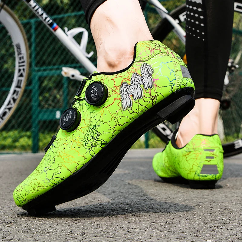 Professionelle Rennradschuhe für Herren und Damen – selbstarretierende Speed-Fahrradschuhe mit SPD-Cleats für Racing und Wettkampf