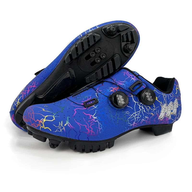 Professionelle Rennradschuhe für Herren und Damen – selbstarretierende Speed-Fahrradschuhe mit SPD-Cleats für Racing und Wettkampf