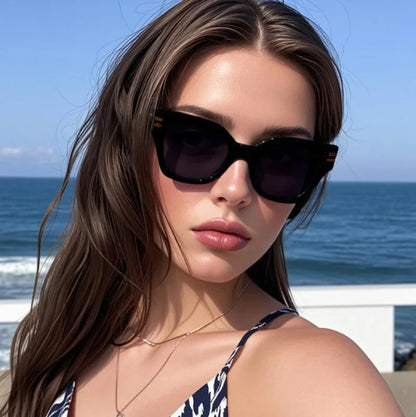 Square Oversized Sunglasses Trendy Premium UV Blocking Driving Sun Glasses for Men Women personality Unisex Eyewear Shades