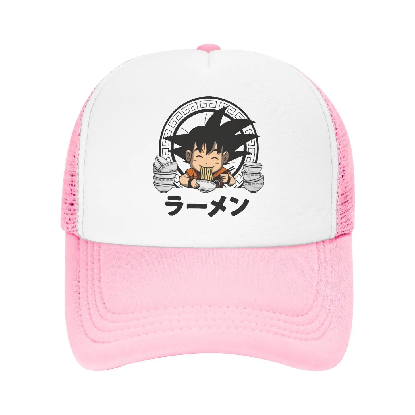 Goku Kid Ramen Dragon Ball Trucker Hat Men Women Vintage Anime Manga Hats Sports Cap Adjustable Polyester Baseball Caps Summer