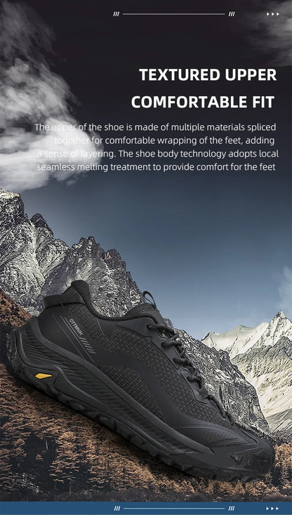 HUMTTO Trekking Shoes for Men Mountain Climbing Sneaker Outdoor Sports Shoe Breathable Walking Casual Sneakers Man Hiking Boots
