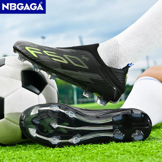 New Men Soccer Shoes Outdoor Anti-Slippery Youth Sports Shoes Ultralight Turf Comfortable Football Boots