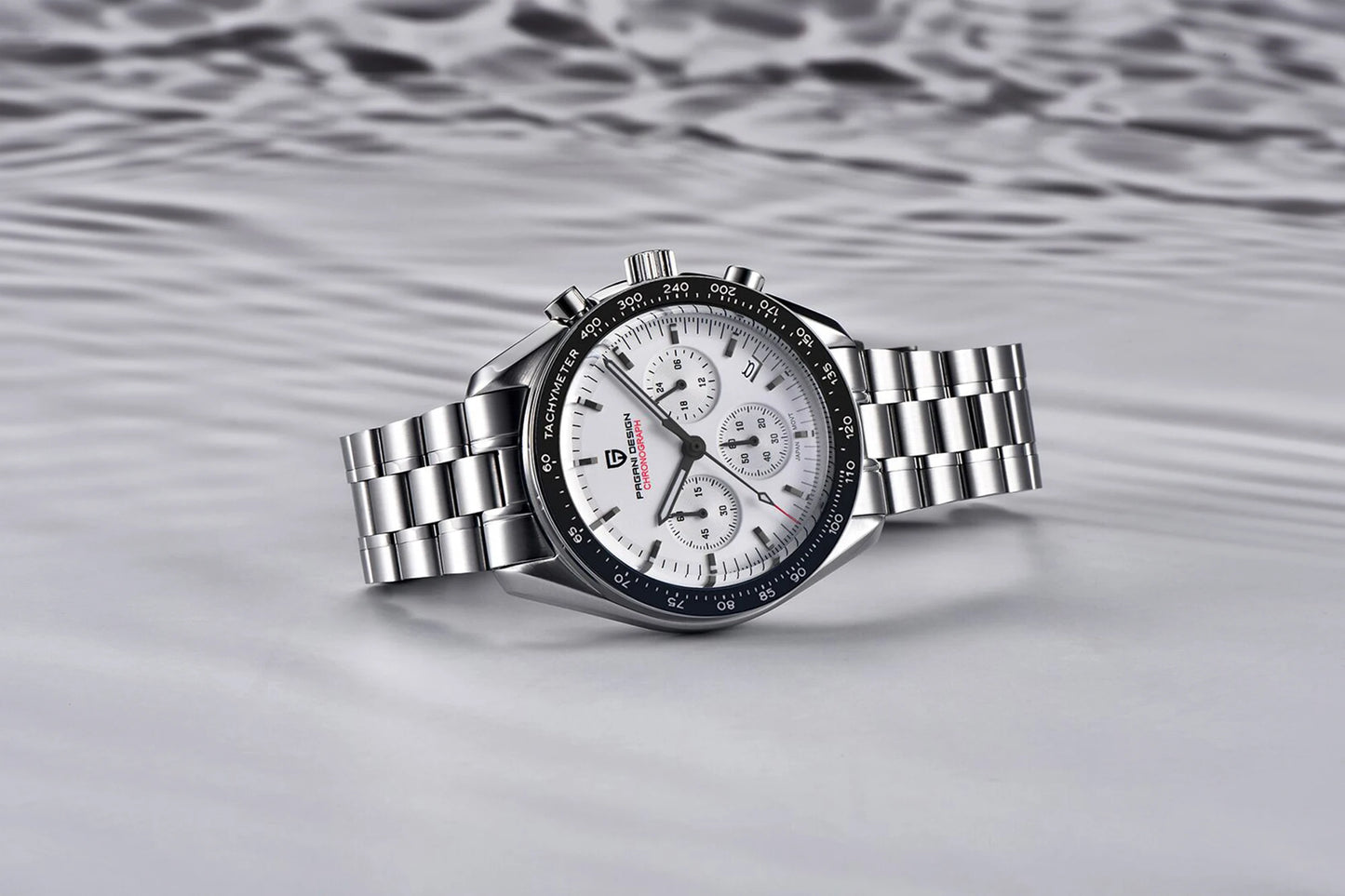 PAGANI DESIGN 2026 New Mens Watches Panda Moon Watch Luxury Quartz Watch For Men Automatic Date Sport Chronograph Wristwatch Men