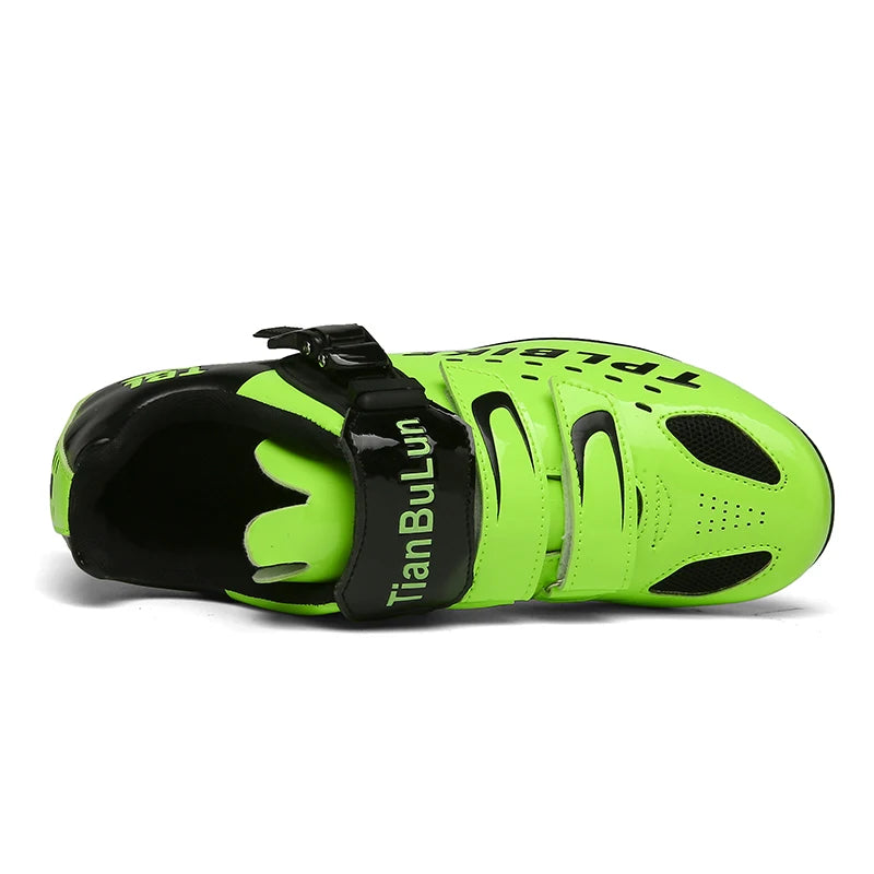 New Men's and Women's Bicycle Shoes,Outdoor Cycling Shoes,Three Functional Soles,Professional Training Shoes