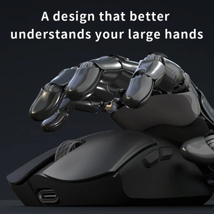 Motospeed Darmoshark M3 V2 Double 8K Gaming Mouse Bluetooth Wireless 26K DPI PAW3395 Sensor Macro Game Mouse For Laptop PC