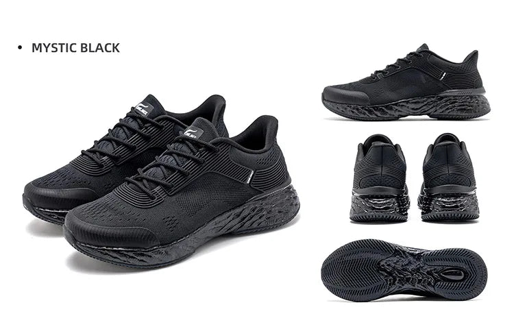 Zapatillas de running ONEMIX YUE SHUANG para hombre con amortiguación de aire, zapatillas deportivas para pareja, calzado deportivo para correr al aire libre y caminar para mujer