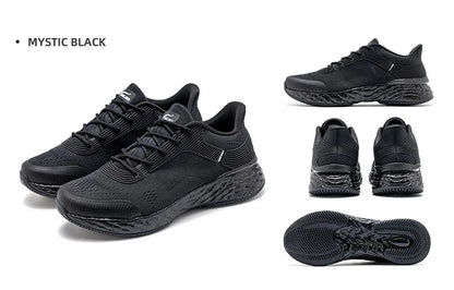 Zapatillas de running ONEMIX YUE SHUANG para hombre con amortiguación de aire, zapatillas deportivas para pareja, calzado deportivo para correr al aire libre y caminar para mujer