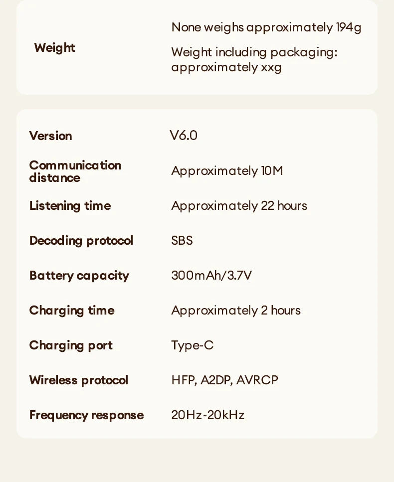 Lenovo LE602 Bluetooth 6.0 Over-Ear Headsets HiFi Stereo Sound Fashionable Music Earphones ENC HD Call Wireless Wired Headphones