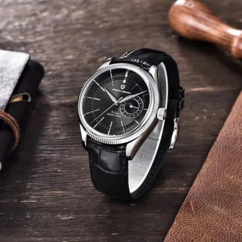 PAGANI DESIGN 2025 New Men Quartz Watch VH65 40mm Stainless Steel Sapphire Glass Luxury Business Waterproof 200m Reloj Hombre