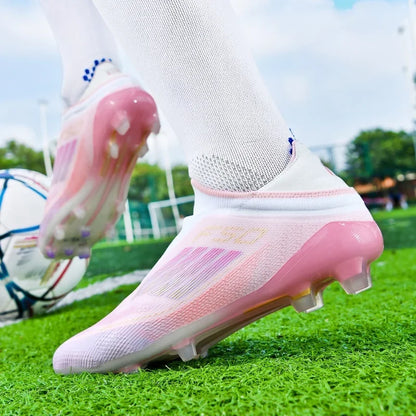 Chaussures de football pour hommes, crampons pour terrain synthétique, antidérapantes, résistantes à l'usure, respirantes, légères, pour entraînement sur gazon artificiel en extérieur.