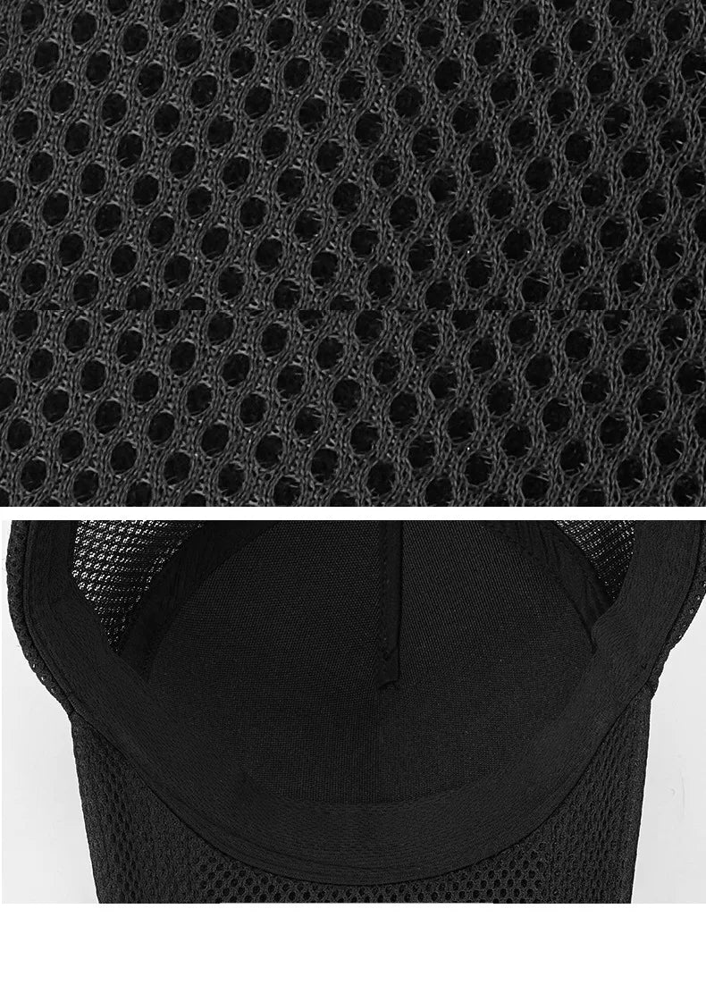 60-64cm Big Head Mesh Breathable Baseball Cap Men And Women Thin Section High Top Hat Outdoor Sunscreen Sun Hat Duck Tongue Hat