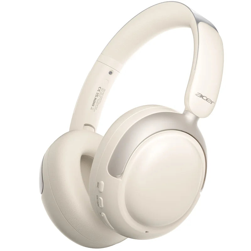 Casque audio Acer OHR703 ANC à réduction de bruit -45 dB, Bluetooth 6.0, écouteurs Hi-Res LDAC, haut-parleur 40 mm, autonomie 160 h