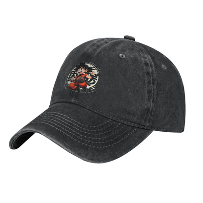 Goku Anime Dragon Ball Men Women Baseball Caps Distressed Denim Hats Cap Vintage Outdoor Running Adjustable Fit Headwear