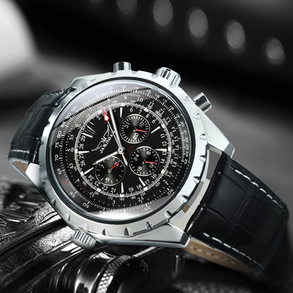 JARAGAR 212 Orologio meccanico automatico da uomo, modello business di lusso con calendario settimanale, orologio da uomo, regalo premium, Reloj Hombre