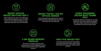 NEW 100% Original Razer Basilisk V3 Wired Gaming Mouse Gamer 26000 DPI Optical Sensor E-sports With RGB Lighting For PC Laptop